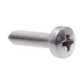 Prime-Line Machine Screw, Metric Pan Head, Phil Drive M3-0.5 X 12MM A2-70 Stainless Steel 10PK 9131034